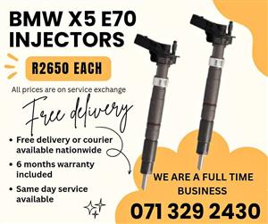 BMW X5 E70 INJECTORS FOR SALE WITH WARRANTY