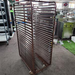 Tray Trolley – Mobile with metal Castor Wheels  1800mm High