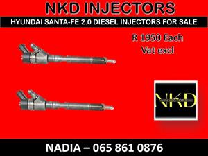 HYNDAI SANTA FE DIESEL INJECTORS FOR SALE ON SERVICE EXCHANGE OR RECONDITIONING