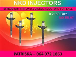 DIESEL INJECTORS NEW OR RECON ON MITSUBISHI TRITON 2.5 FOR SALE