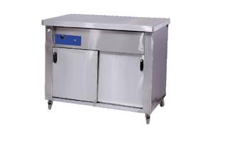 SERVICE COUNTER HEATED WITH DOORS - 1100x700x900mm-SCHD1100	