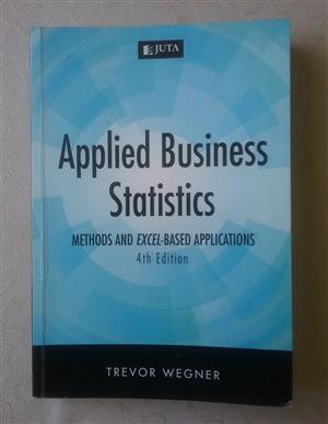 Second hand textbook: Applied Business Statistics
