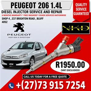 Peugeot 206 1.4L Diesel Injectors