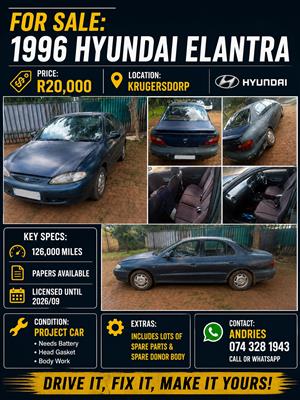 Used 1996 Hyundai Elantra 1.6 Premium