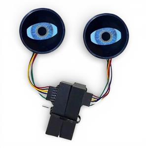 2″ Devil Eye Lamps for Vehicles or Motorbikes (Blue Eyeball) - pair