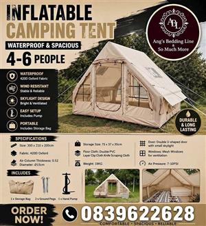 Inflatable camping tents for sale Available on order only Contact for price