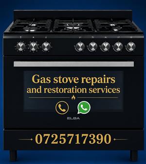 Gas stove repairs and services.