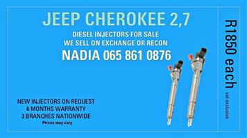 JEEP CHEROKEE 2,7 DIESEL INJECTORS FOR SALE