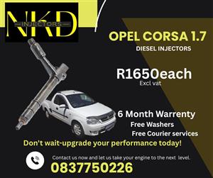 OPEL CORSA 1.7 DIESEL INJECTORS FOR SALE