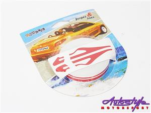 Vehicle Pinstriping Kit (9mm double red)