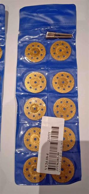 Dremel Type Diamond Cut off Wheels (10x pack) - 30mm Diameter