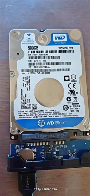 500gig extra hard drive