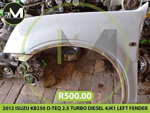 2012 ISUZU KB250 D TEQ 2.5 TURBO DIESEL 4JK1 LEFT FENDER  MV0719