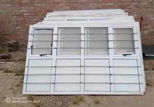 Aluminum Windows with Bars