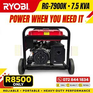 Royobi RG- 7900K 4 stroke 7.5 KVA