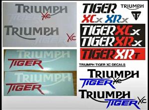 Triumph Tiger / Tiger XC stickers decals kits