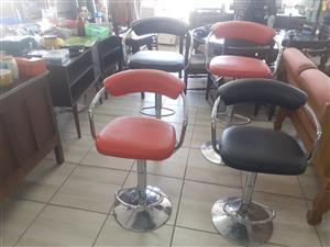 Bar chairs black and red (S113235A, 36A, 37A, 38A)