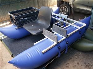 BASS PRO X INFLATABLE PONTOON BOAT