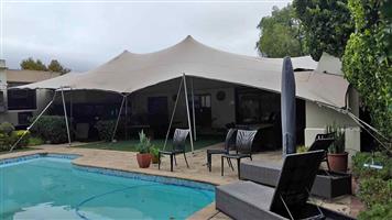 Stretch tents for hire and sale