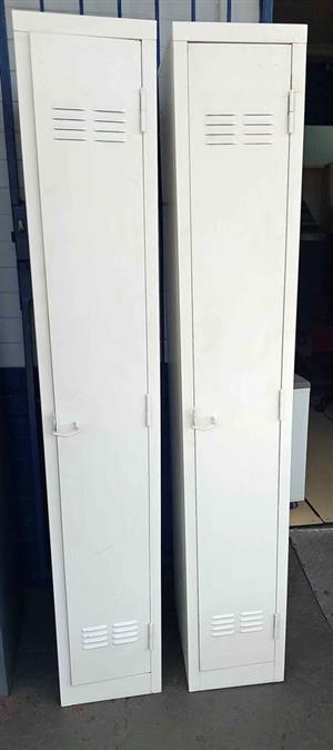 Steel Locker – Single Door – White