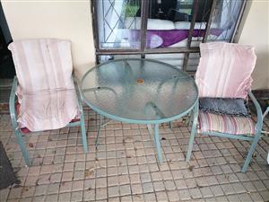 Patio table set 