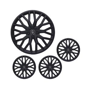15″ Wheel Caps with Black Hockenheim Design (set of 4)