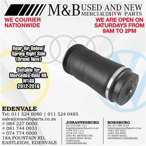 Rear Air Below/Spring Right Side (Brand New) Suitable for Mercedes-Benz ML W