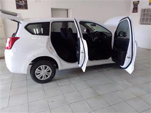 2018 model Datsun go+ white color 7 seaters spare key mileage 