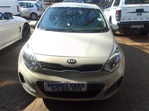 2013  KIA RIO 1.4 TEC HATCHBACK WHITE COLOR MANUAL, PETROL, 88000KM 