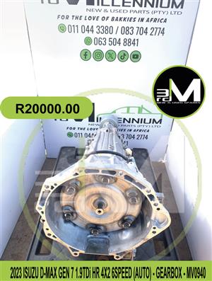 GEARBOX- 2023 ISUZU D-MAX 1.9TDi