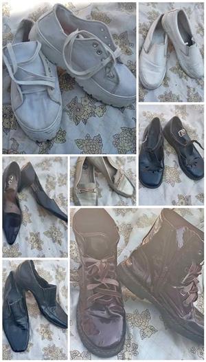 Variety of shoes