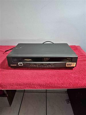 Panasonic NV-SD2 Video Cassette Recorder (VCR). This model is of Panasonic's "Super Drive" series
