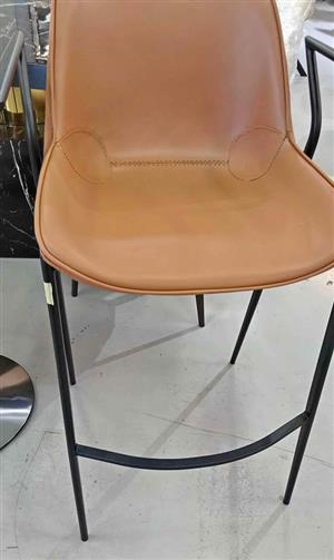 High bar stools tan color