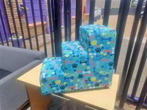 " Unique Custom-Made Dog Steps.