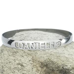 BN7 Womens Cut Out Name Bangle - Large Medium or Small
