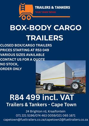 BOX BODY CARGO TRAILERS (VARIOUS)