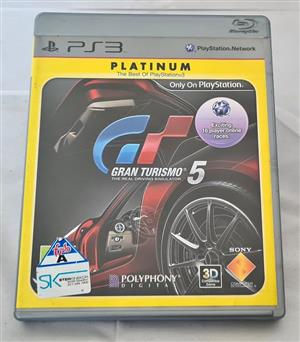 PS3 Game for Sale: Gran Turismo 5 (Platinum Edition)