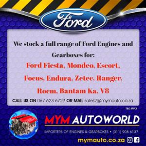 SECOND HAND FORD ENGIENES AND GEARBOXES