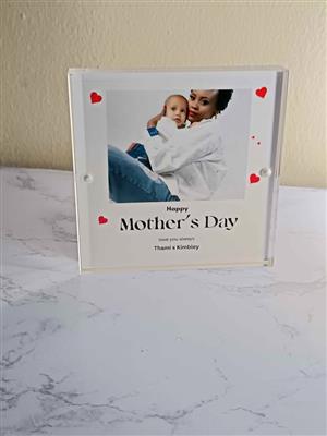 Mother's day picture frame Acrylic Glass Frame