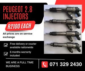 PEUGEOT 2.8 INJECTORS FOR SALE WITH WARRANTY 