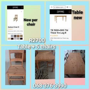 Second hand furniture 