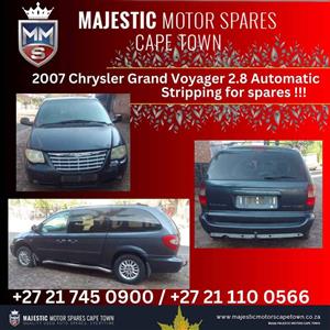Stripping for spares 2007 Chrysler Grand Voyager 2.8 Petrol Automatic