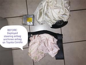 REPAIRS ON THE WHOLE AIRBAG SYSTEM!