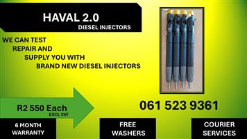 Injectors for HAVAL 2.0 Delphi for sale with warranty.