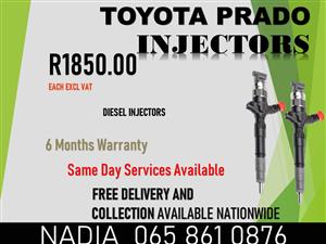 PRADO TOYOTA DIESEL INJECTORS FOR SALE