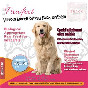 Biologically appropriate raw food for pets