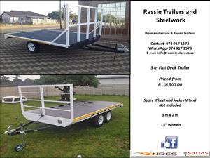 Flat Deck Trailer 3 m