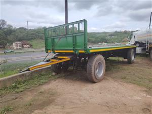 T638- 1979- BUSAF DRAWBAR FLATDECK TRAILER