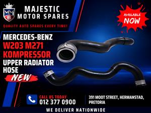 Mercedes-Benz W203 M271 Kompressor Upper Radiator Hose for Sale – New