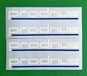 Subaru Prodrive mudflap stickers decals